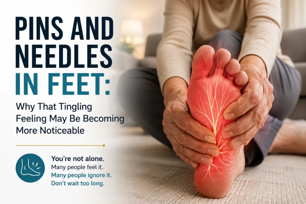 Pins and Needles in Feet: Why That Tingling Feeling May Be Becoming More Noticeable
